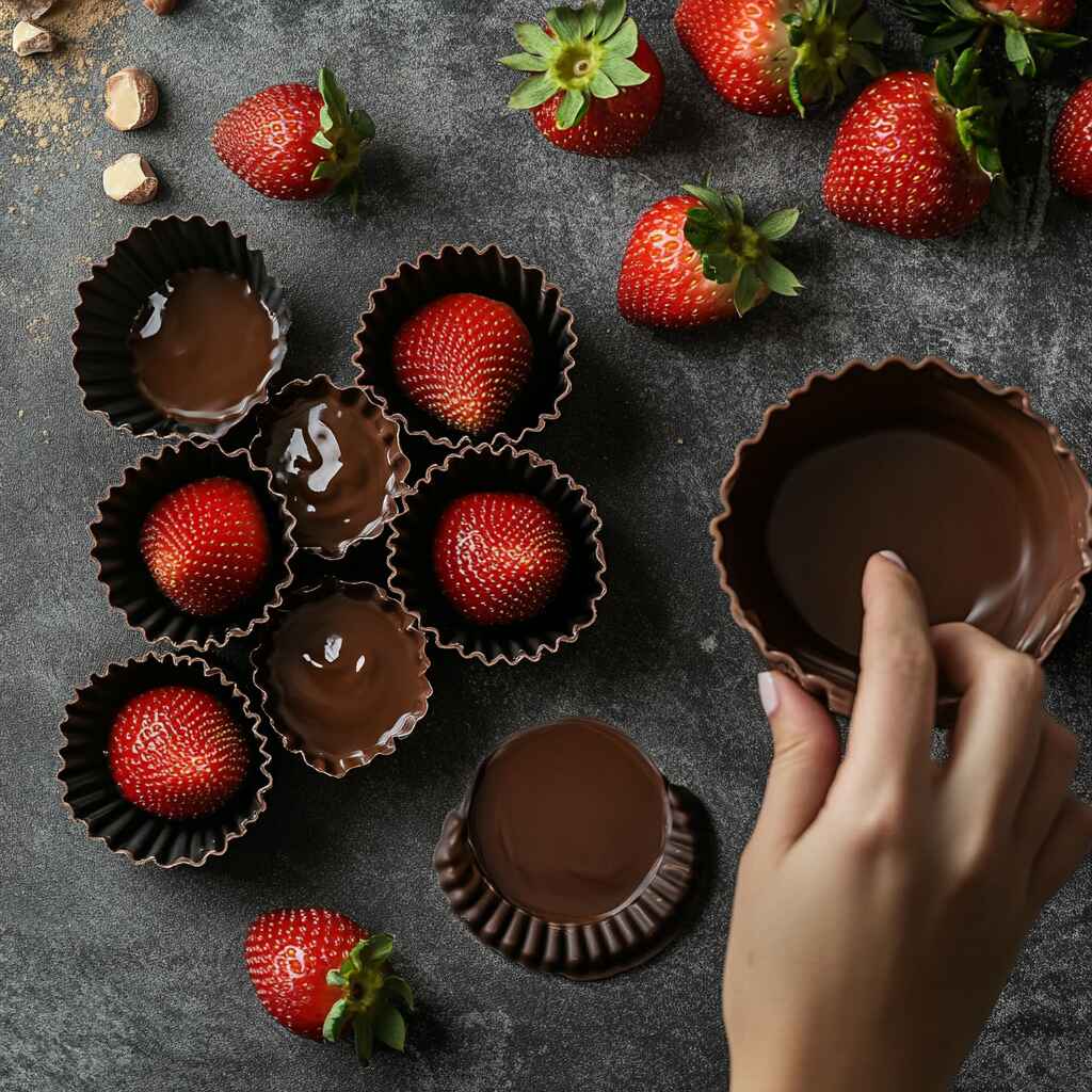 homemade-dubai-chocolate-strawberry-cup.jpg making Dubai chocolate strawberry cup at home