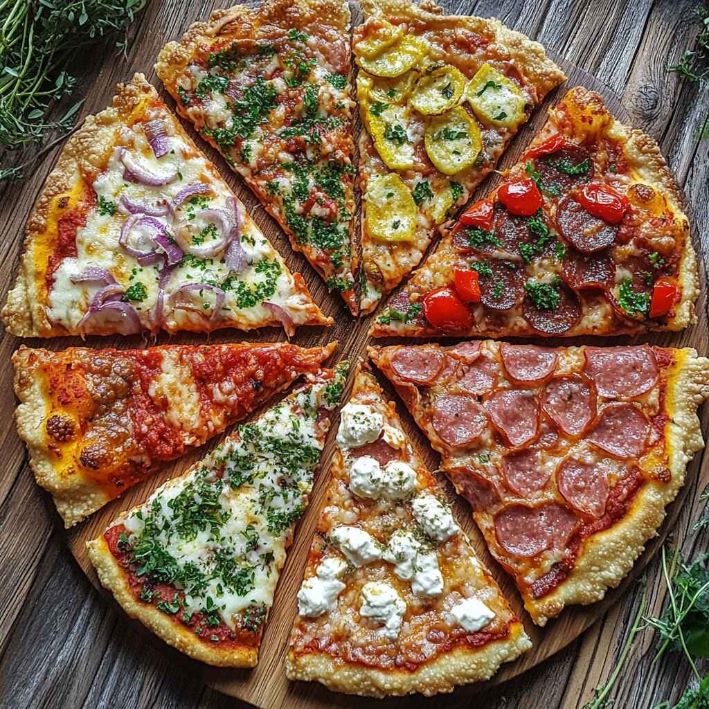 keto-crust-variations.jpg variations of keto cottage cheese egg pizza crust