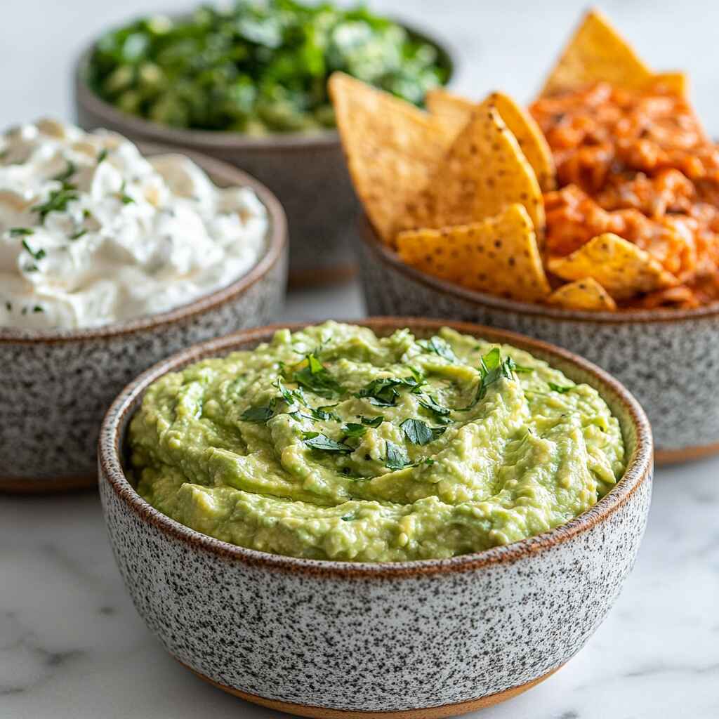 keto-dips-for-tortilla-chips.jpg Keto-friendly dips paired with low-carb tortilla chips