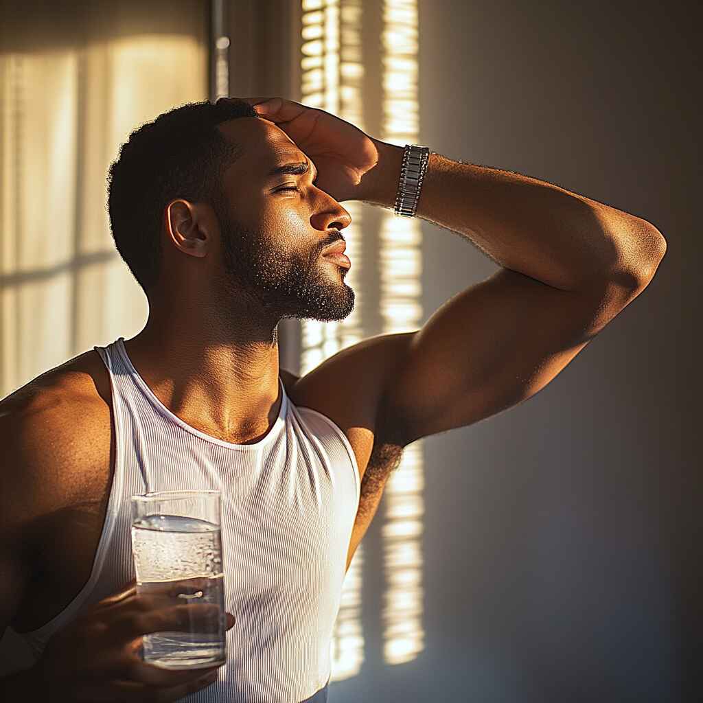 salt-trick-lifestyle-support Man supporting wellness with Salt Trick for Men in Bed Recipe