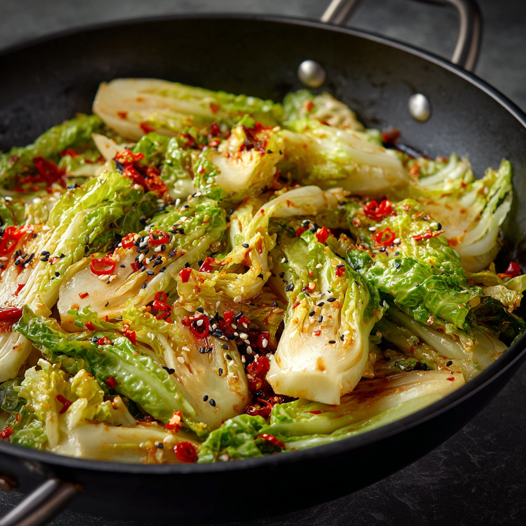 stir-fried-vegetable-napa-cabbage.jpg Stir-fried vegetable napa cabbage in wok