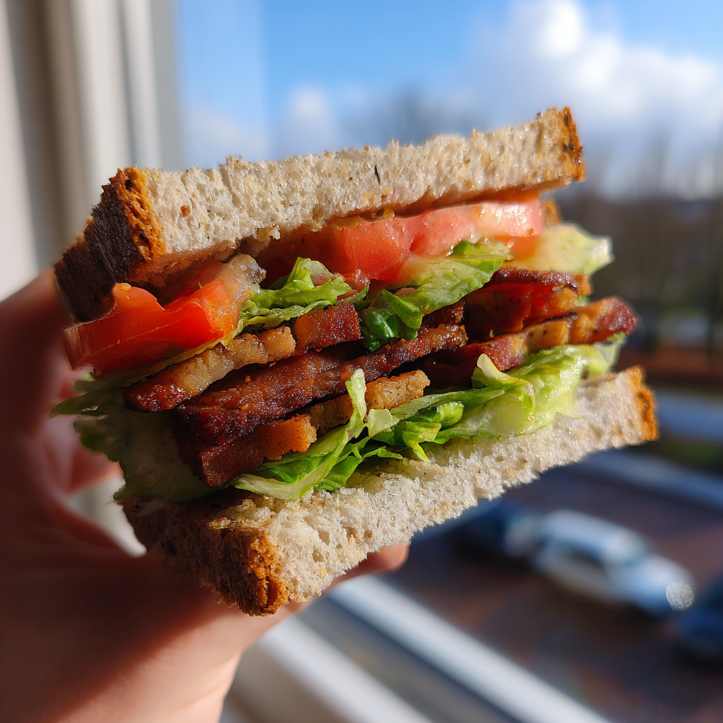 vegan-blt-sandwich.jpg Vegan bacon recipe in a BLT sandwich
