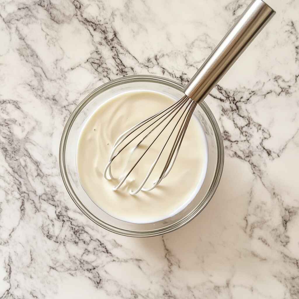 whisking-yogurt-beaten-process.jpg whisking yogurt to make yogurt beaten