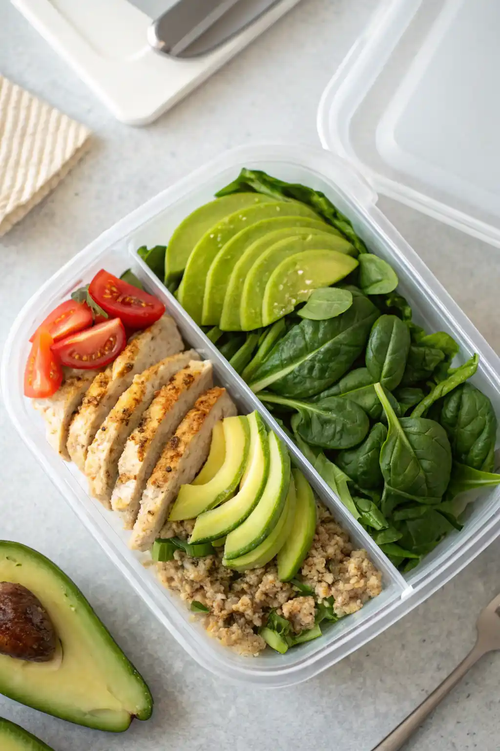Mounjaro meal prep with protein and greens Mounjaro meal prep with protein and greens